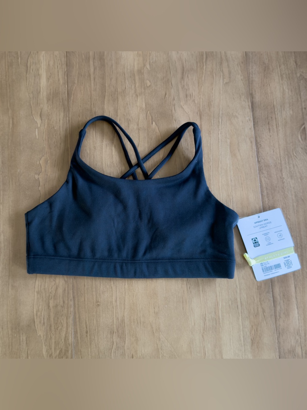 Athleta Girl Black Upbeat Sports Bra